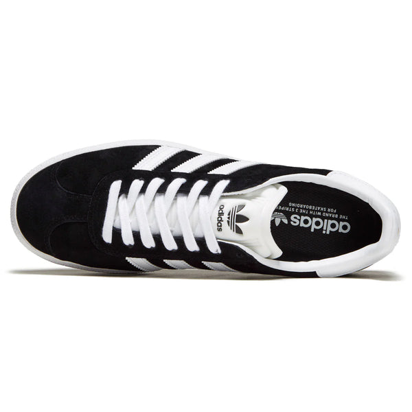 adidas Gazelle ADV - Black / White / Gold 9.5