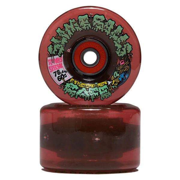 SB Cafe Light Ups OG Slime 78a Skateboard Wheels 60mm – Theory