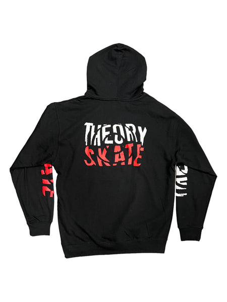 Theory Skateshop Shatter Hoodie Black