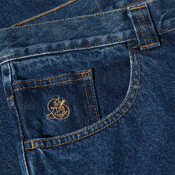Polar Skate Co. '93! Denim Jeans (Dark Blue) – Theory Skate Shop