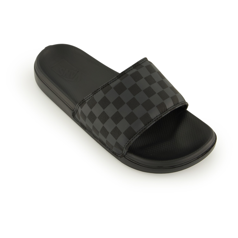 Vans Checkerboard La Costa Slide-On Sandal Black/Black