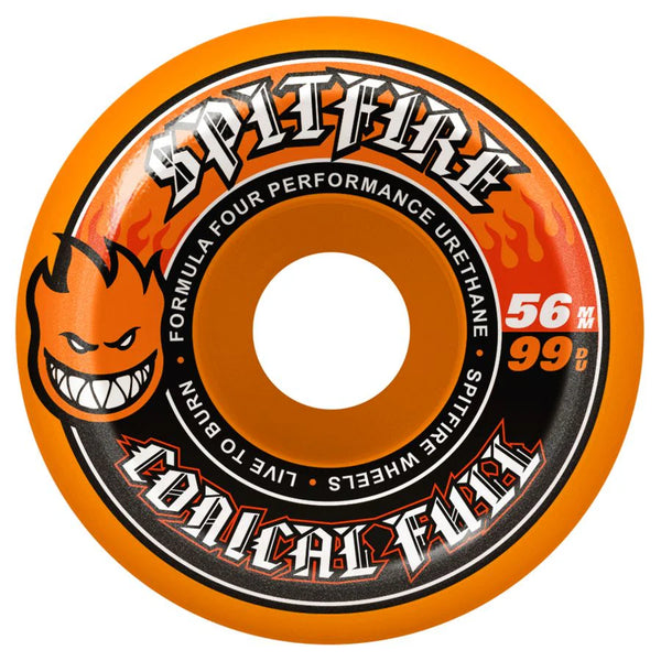 Spitfire Formula Four Conical Full Conful Orange 99d 56mm – Theory