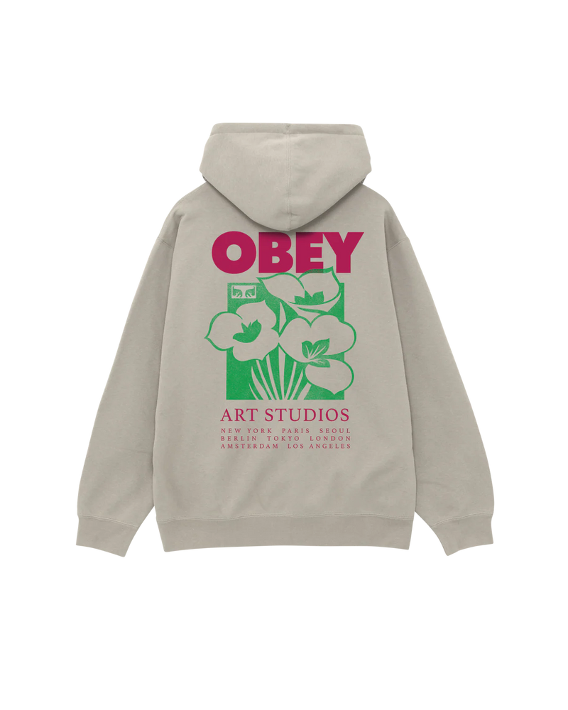 Obey Art Studio Flowers Premium Pullover (Moonstruck)
