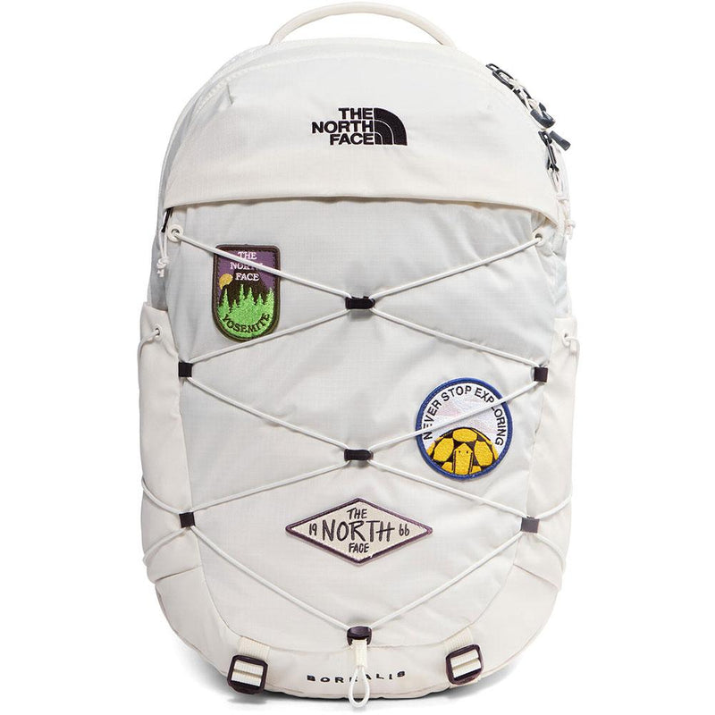 The North Face Borealis Patch Backpack (White Dune/Patc)