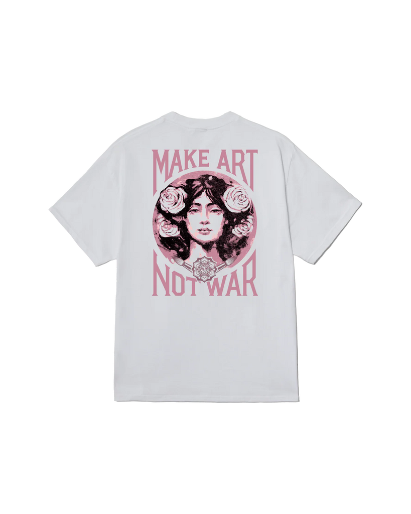 Obey Make Art Not War White