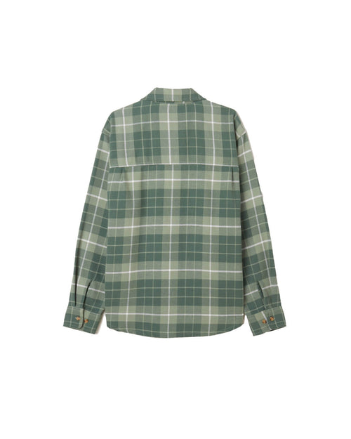 Obey Bigwig Simon Woven Flannel Shirt Lily Pad Multi