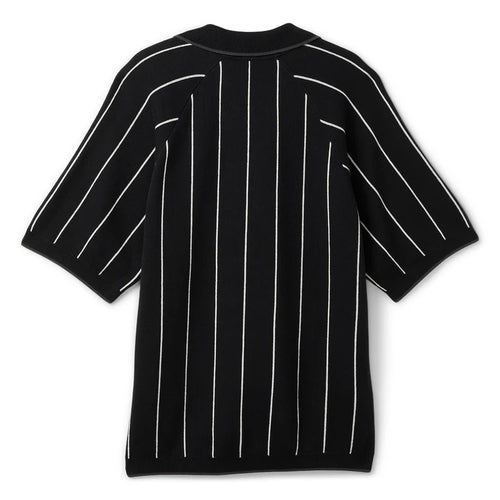Nike SB Short-Sleeved Polo Skate Sweater (Black/White)