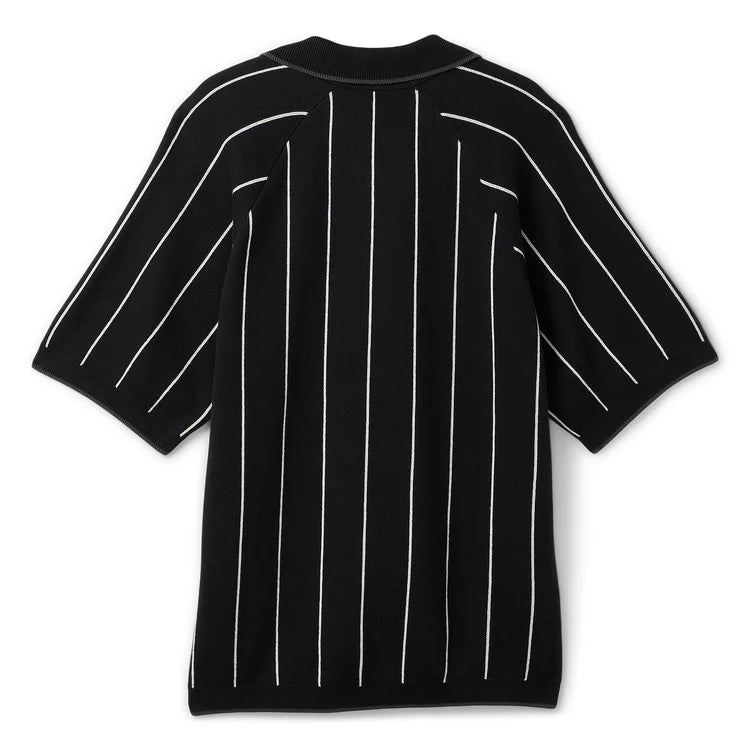 Nike SB Short-Sleeved Polo Skate Sweater (Black/White)