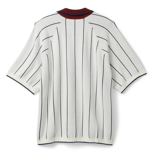 Nike SB Short-Sleeved Polo Skate Sweater (Sail/Midnight Navy/Red)