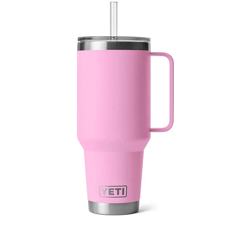 YETI Rambler 42 oz Straw Tumbler Power Pink