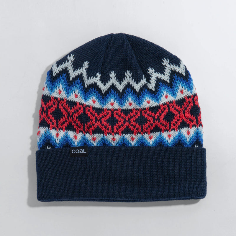 Coal Winters Beanie - Navy/Red