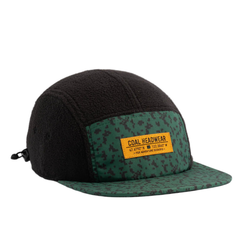 Coal The Bridger Fleece 5 Panel Cap (Green/Camo)