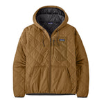 Patagonia Men's Diamond Quilted Bomber Hoody (Brown)