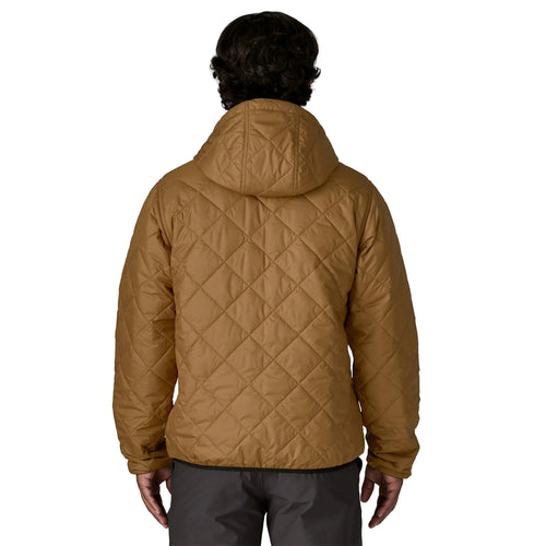 Patagonia Men's Diamond Quilted Bomber Hoody (Brown)