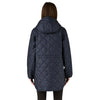 Patagonia Women's Diamond Quilted Parka (Sunken Blue)