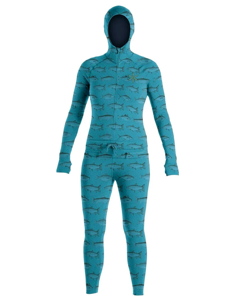 Airblaster Womens Classic Ninja Suit Mint Fish