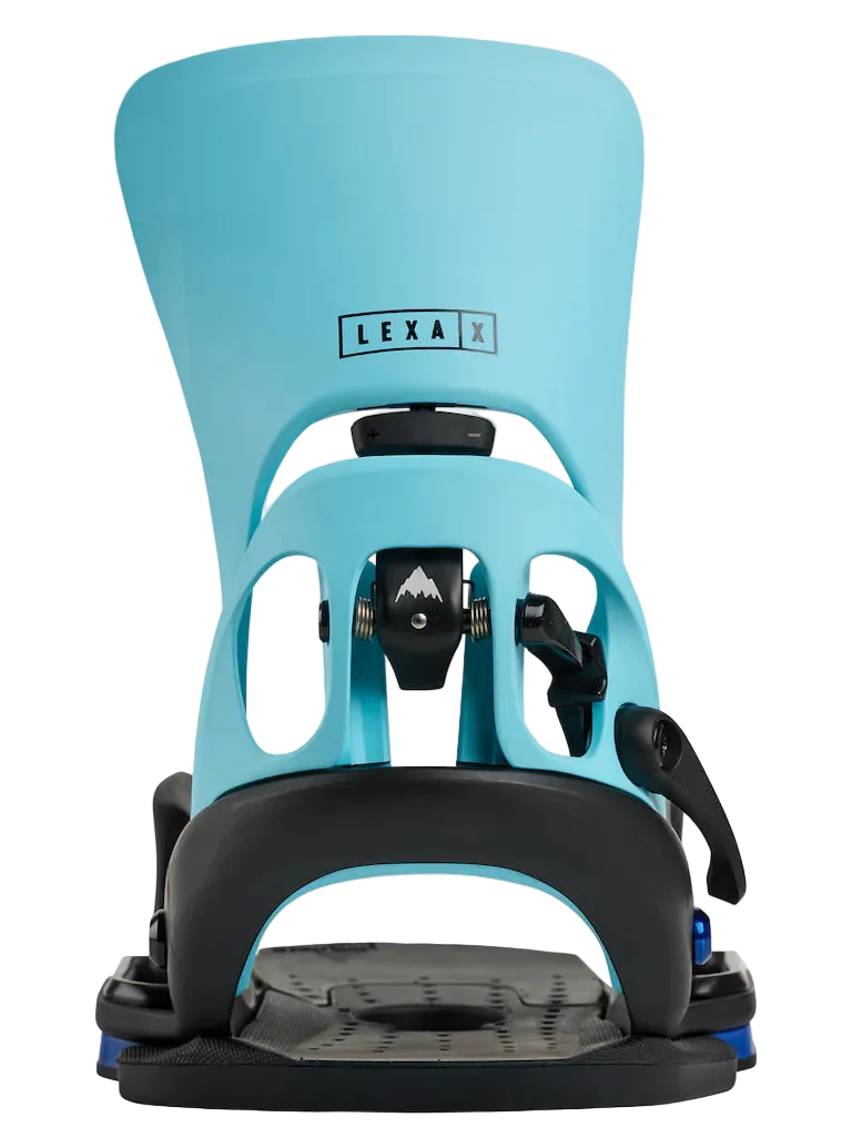 burton bindings for snowboard lime green and blue Womens Lexa Re:Flex Bluestone Tired of messing with buckles Strap Snowboard Bindings | Burton