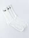 Nike Everyday Dri Fit Crew Sock White