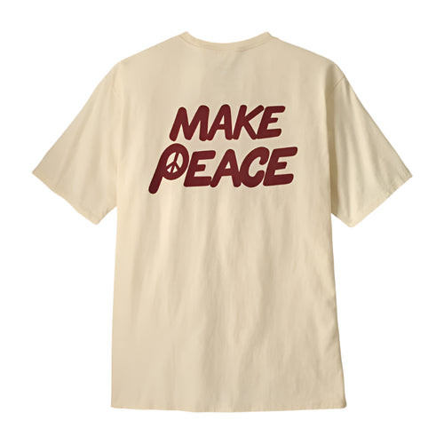 Patagonia M's Balance Organic Tee Peace Seeds Undyed Natural