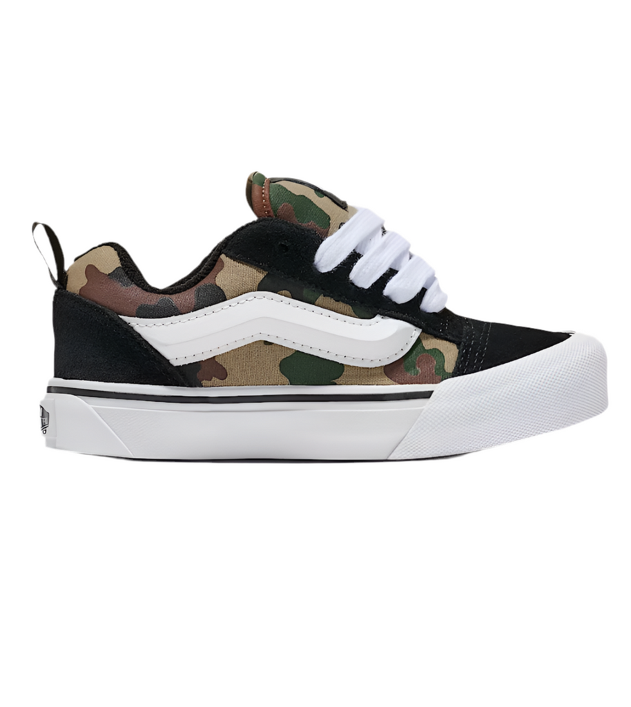 Vans Kids Knu Skool (Camo Black/Green) – Theory Skate Shop
