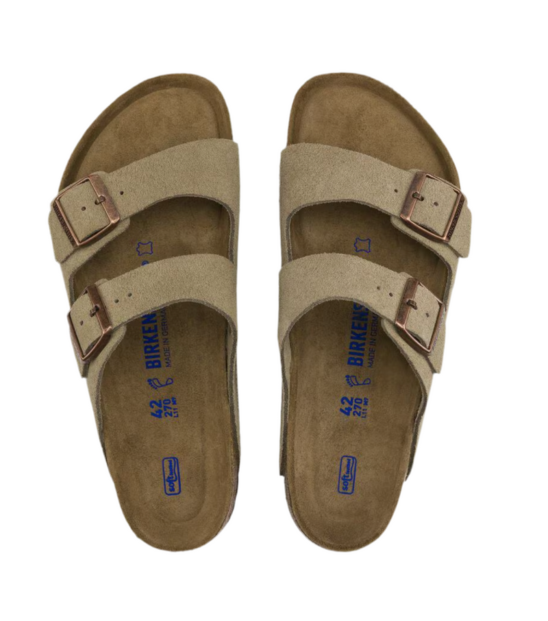Birkenstock Arizona BS Softbed Suede (Taupe)