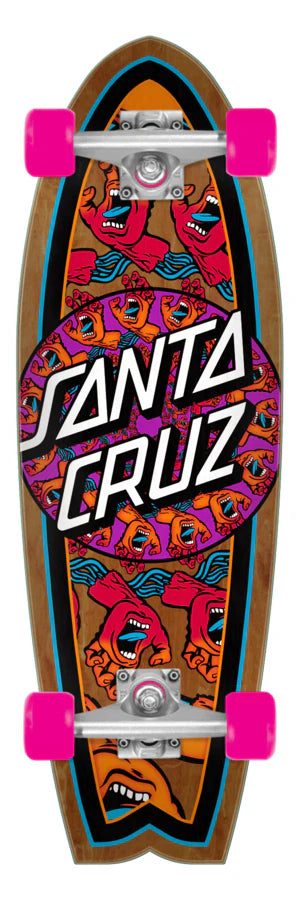 Santa Cruz Mandala Hand Shark Cruiser 8.8"