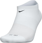 Nike Everyday Dri Fit No Show Socks White