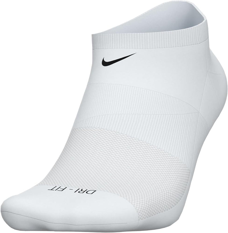 Nike Everyday Dri Fit No Show Socks White