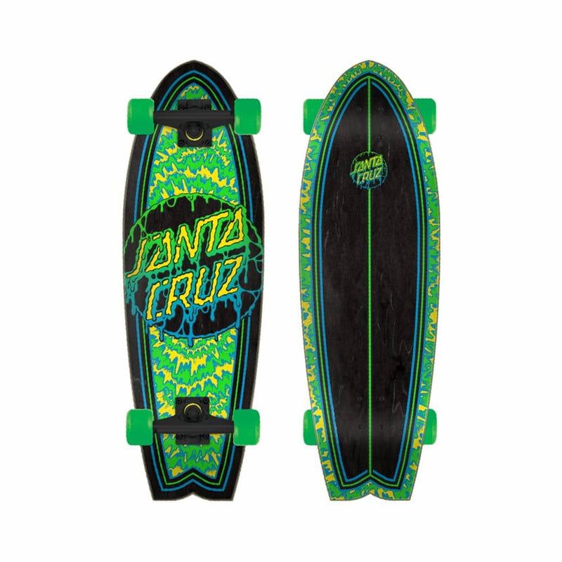 Santa Cruz Toxic Dott Shark Cruiser Complete 8.8