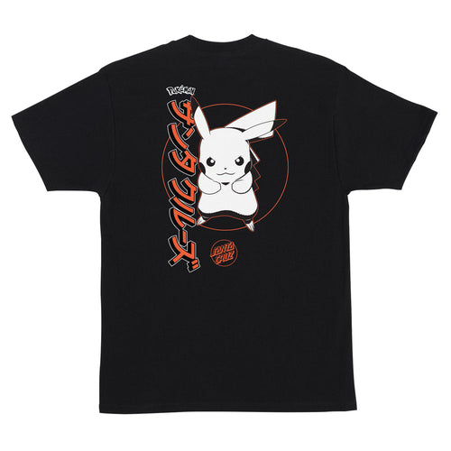 Pokémon & Santa Cruz Pikachu Men's T-Shirt Black