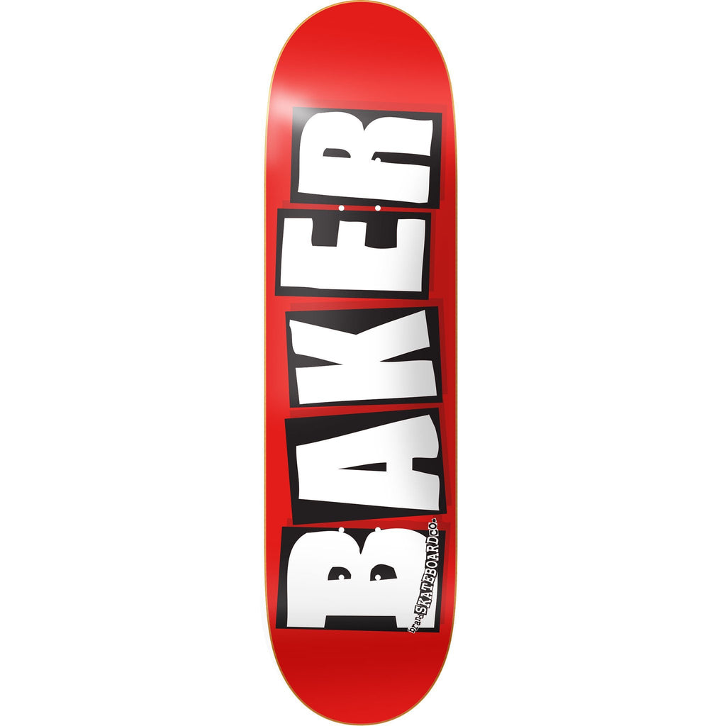 Baker Logo Deck Red 8.25"