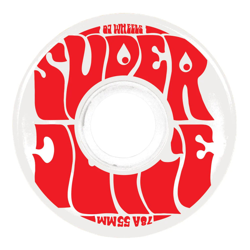 OJ Wheels Mini Super Juice 55mm 78a Cruiser White