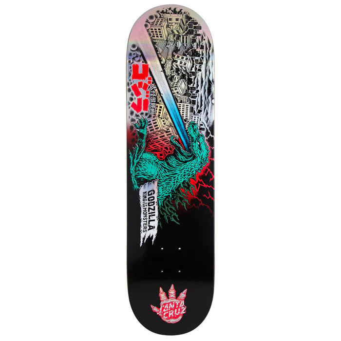 8.25in Godzilla O'Brien Reaper Santa Cruz Skateboard Deck