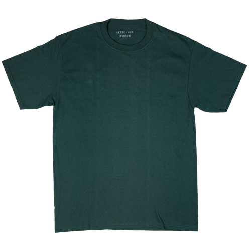 Skate Jawn Sewer Cap Tee (Dark Green)