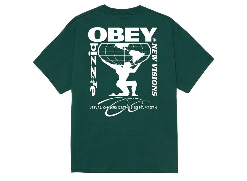 Obey Bizarre New Visions Tee Rain forest