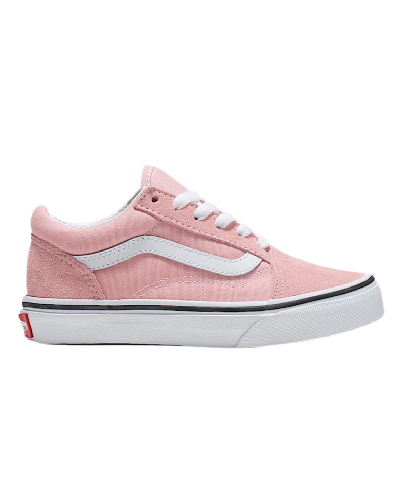 Vans Kids Old Skool (powder Pink/True White)
