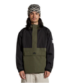 Autumn Cascade Anorak Military Green/Black