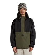 Autumn Cascade Anorak Military Green/Black