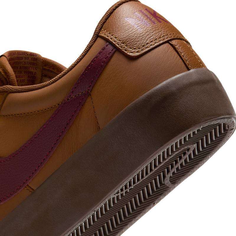 Nike SB Blazer Low Pro GT (Tan/Dark Team Red)