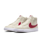 Nike SB Blazer Mid (Pale Ivory/Noble Red-Silt Red-White)