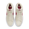 Nike SB Blazer Mid (Pale Ivory/Noble Red-Silt Red-White)