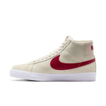 Nike SB Blazer Mid (Pale Ivory/Noble Red-Silt Red-White)