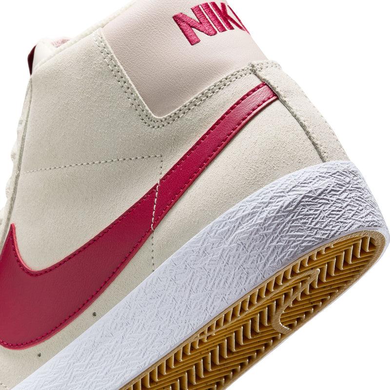 Nike SB Blazer Mid (Pale Ivory/Noble Red-Silt Red-White)