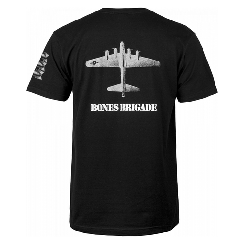 Bones Brigade Bomber T-Shirt Black