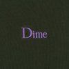 Dime Classic Small Logo Hoodie Forest Green