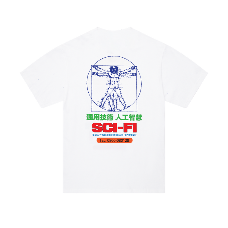 Sci-Fi Fantasy Chain of Being 2 T-Shirt White