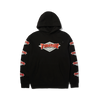 HUF x Thrasher Logo Hoodie Black