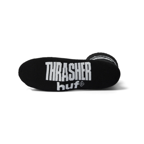 HUF x Thrasher Logo Sock (Black)