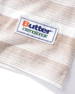 Butter Goods Internationale Striped Tee White/Khaki