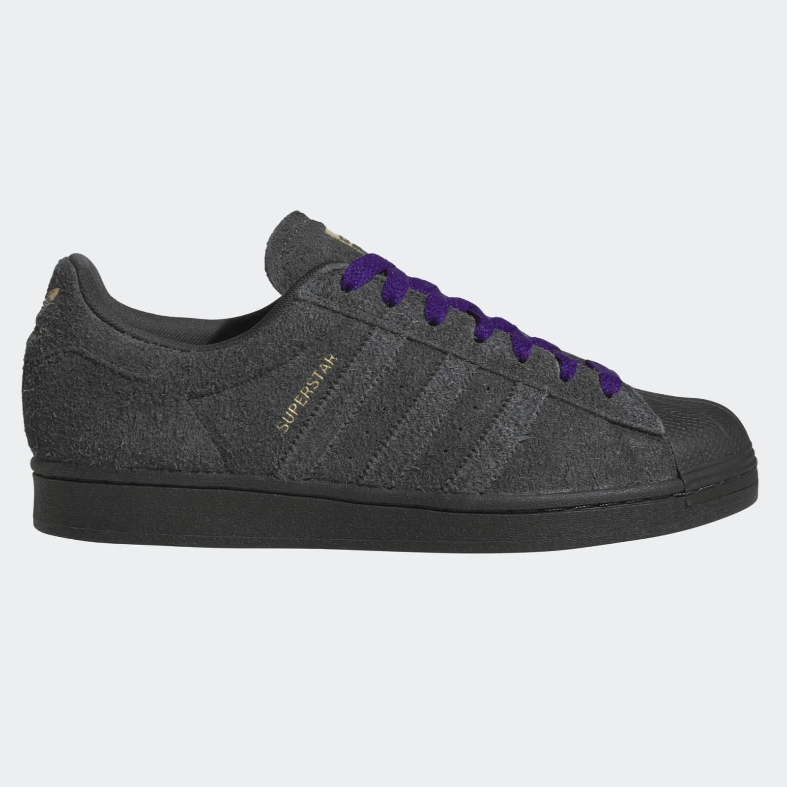 Adidas SuperStar ADV (Carbon/Carbon/Purple) Theory Skate Shop Adidas SuperStar ADV (Carbon/Carbon/Purple) Theory Skate Shop